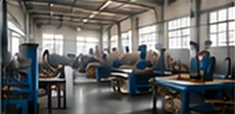 Fabrication workshop floor